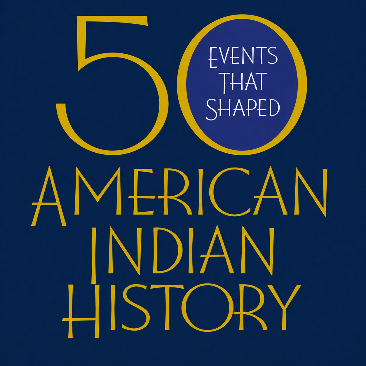 Cover of 50 Events That Shaped American Indian History