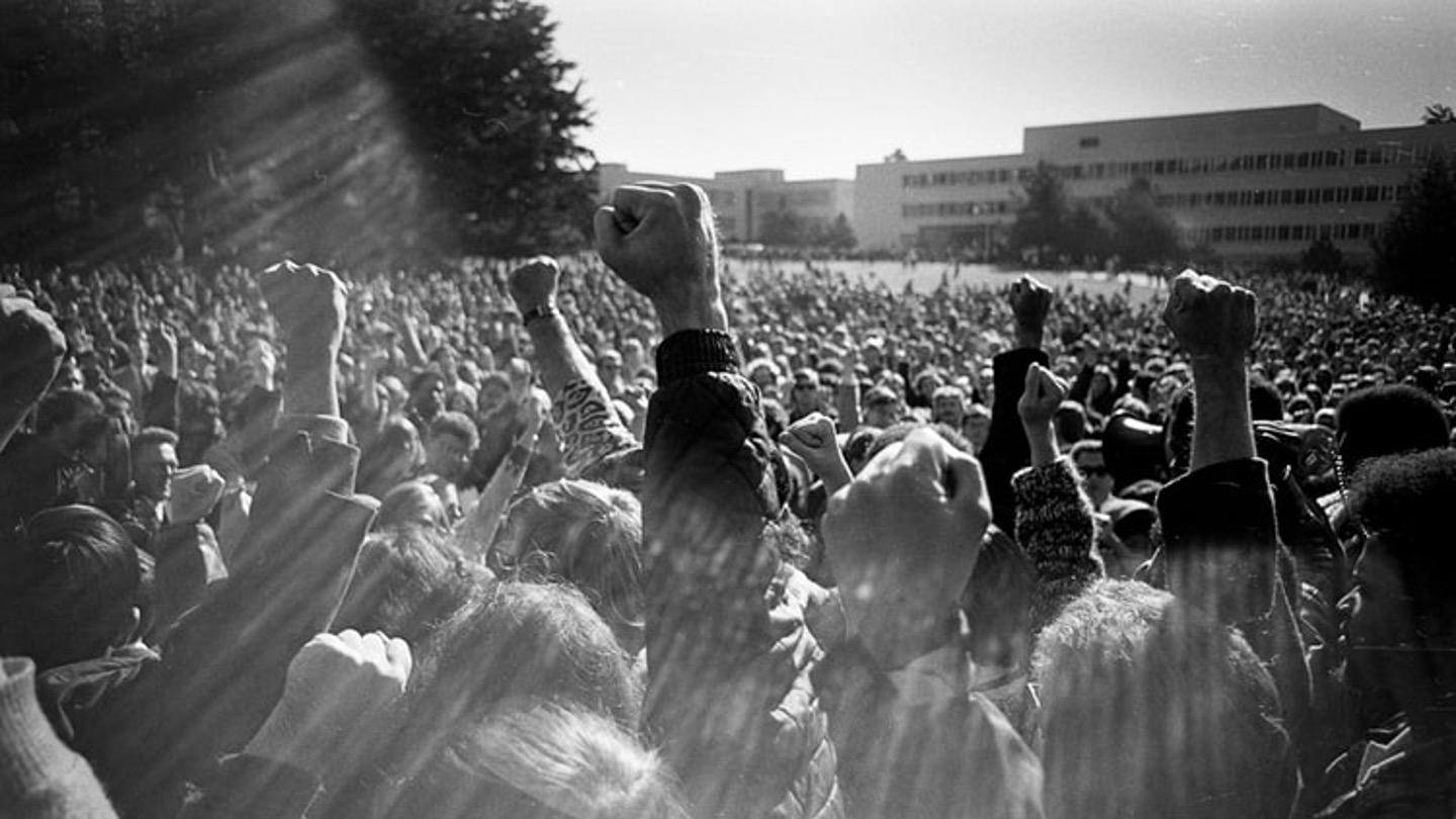 Historic San Francisco State student strike in 1968